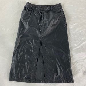 Betsey Johnson vintage midi skirt with front slit, size S